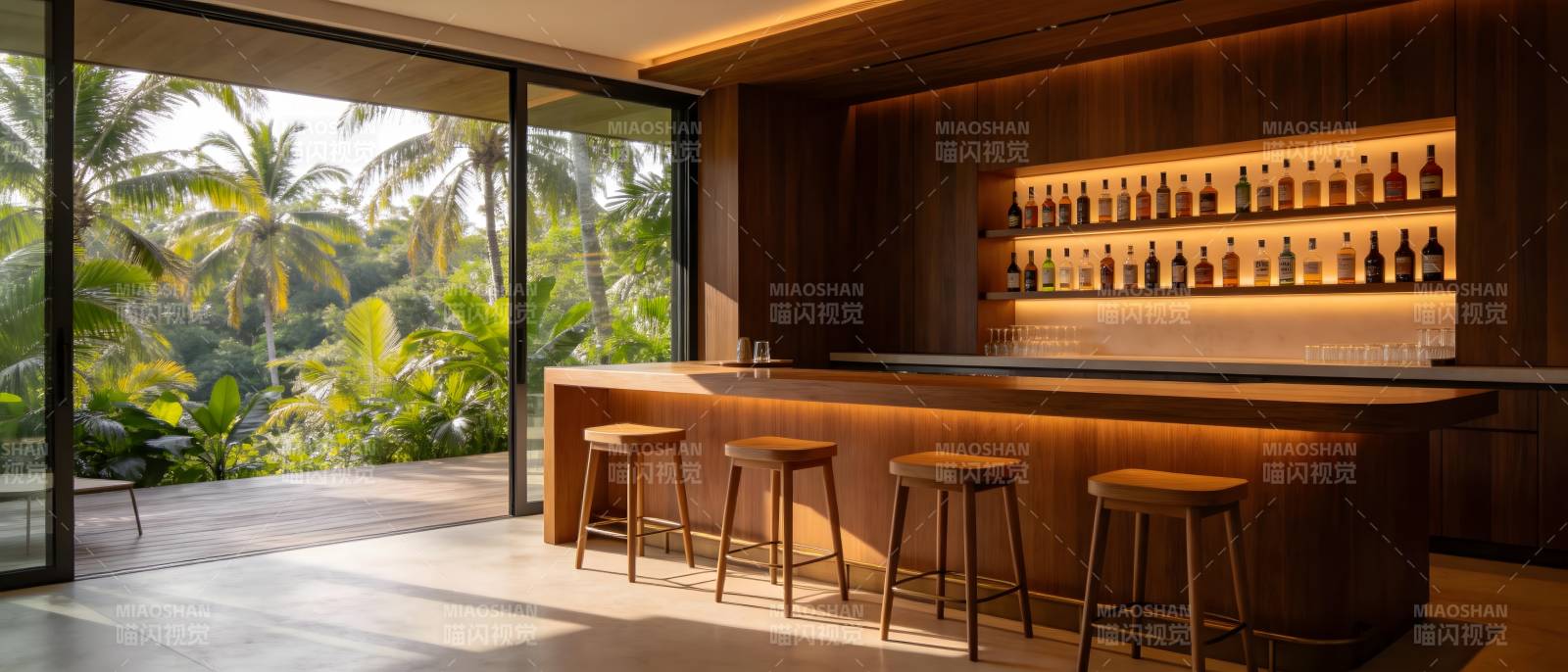 热带风情吧台图片