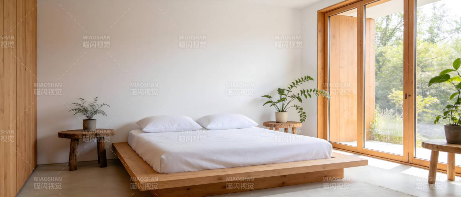 简约日式卧室图片