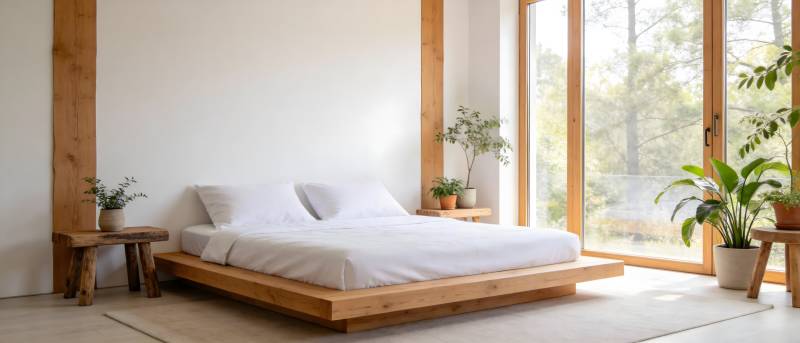 简约木质卧室设计图片