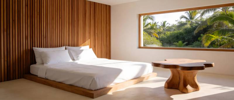 热带风情卧室图片