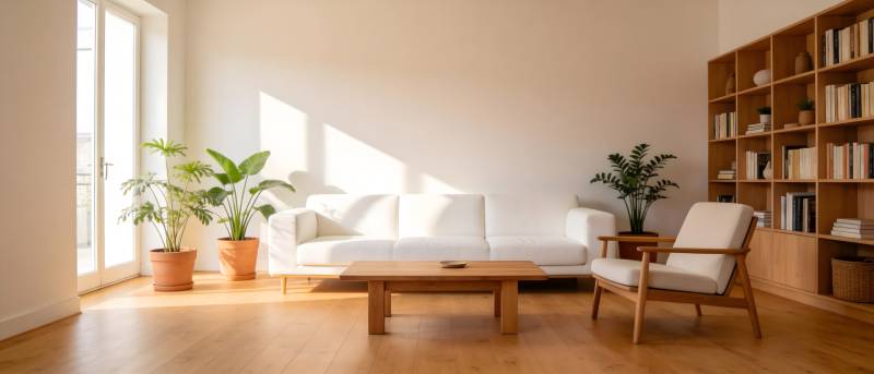 明亮简约客厅图片