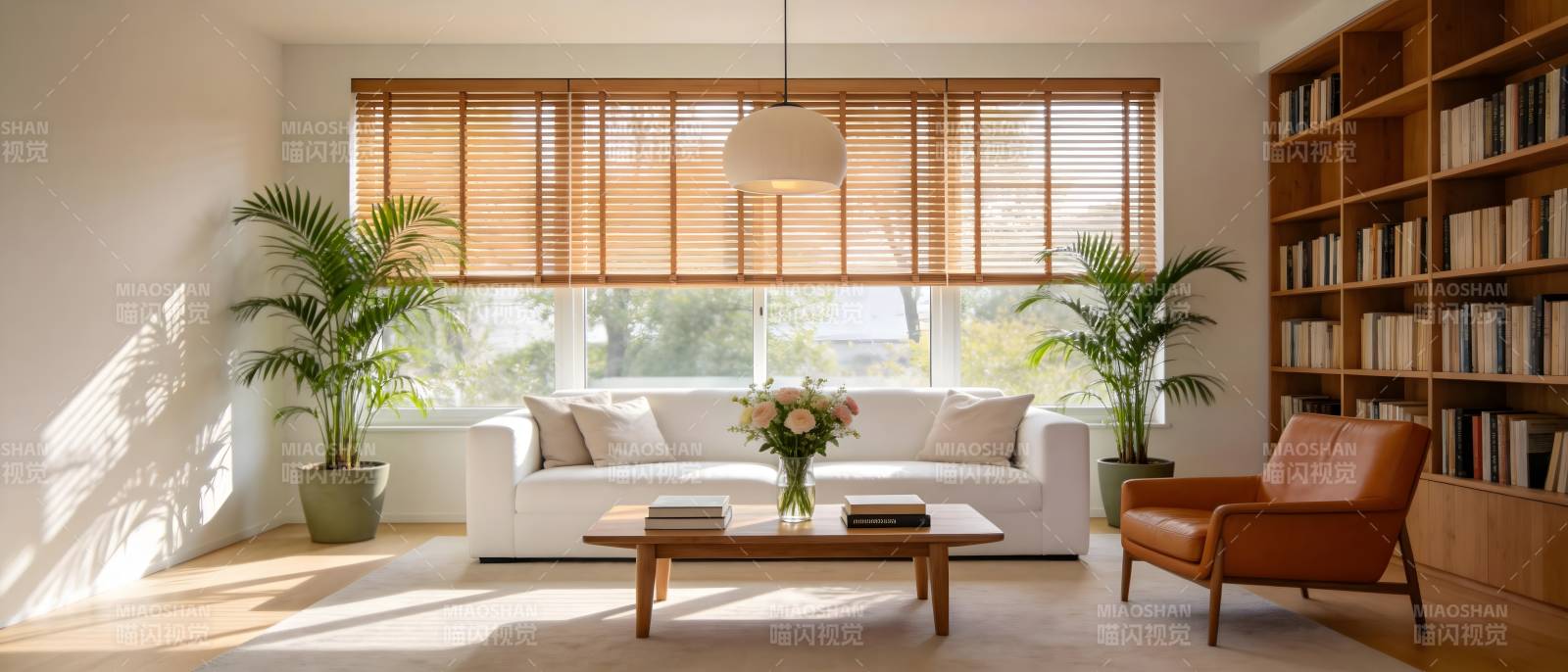 温馨现代客厅一角图片