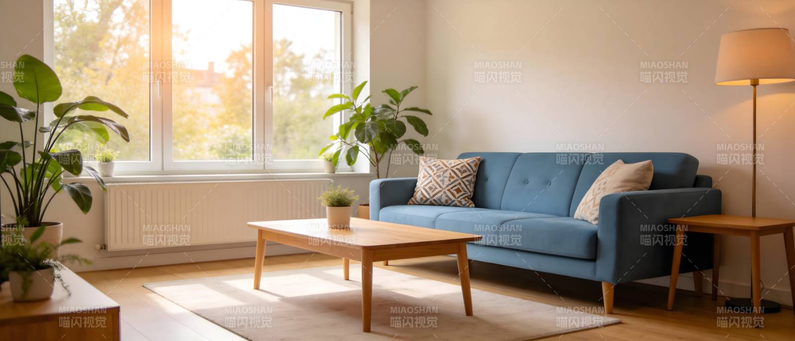 温馨客厅一角图片