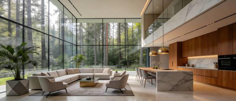 现代简约客厅设计图片