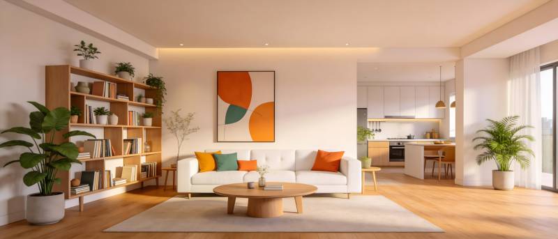 现代简约客厅设计图片