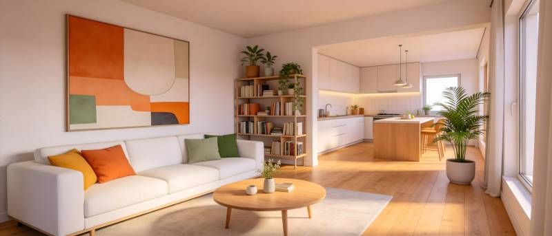 现代简约客厅设计图片