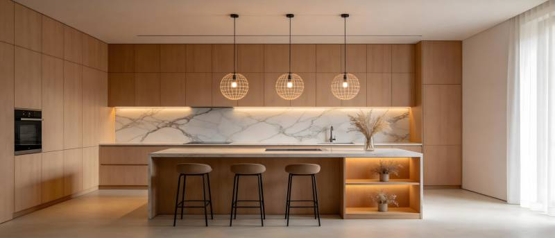 现代简约厨房设计图片