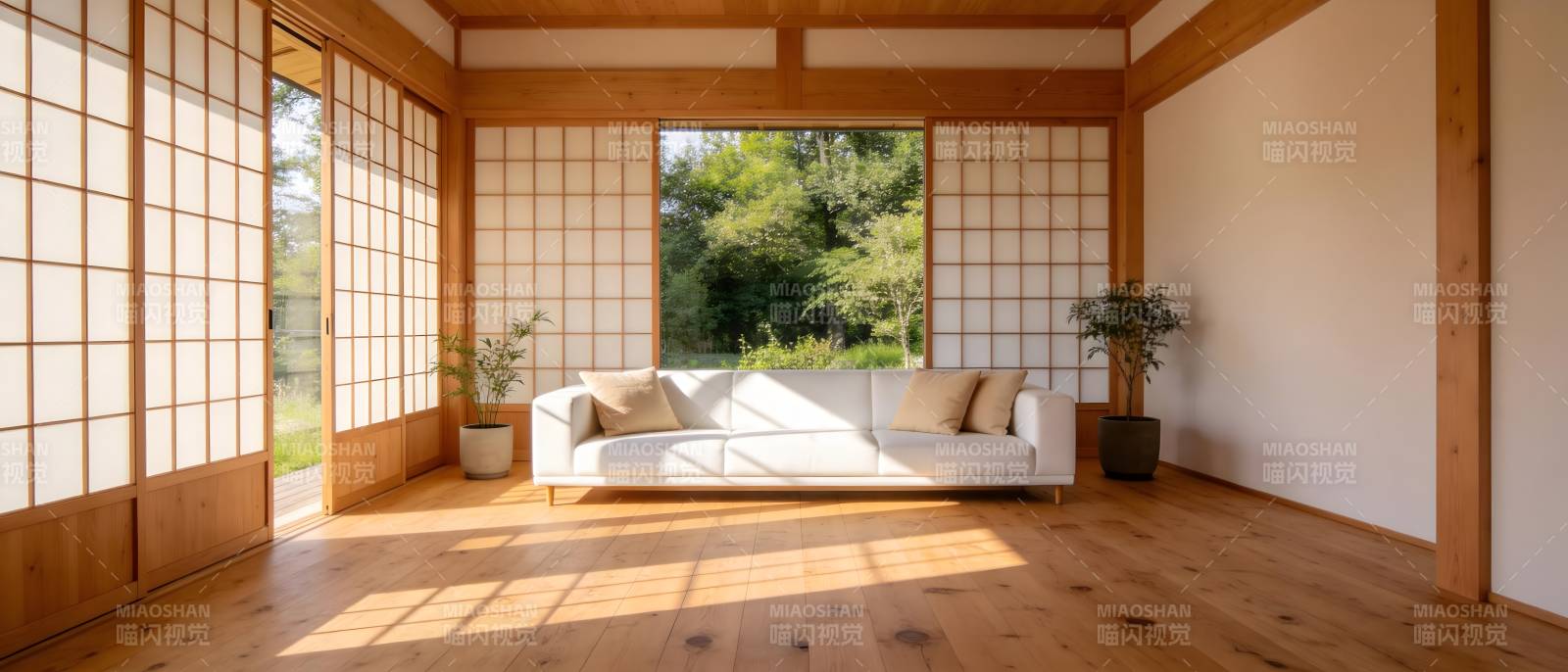 日式客厅 阳光满屋图片
