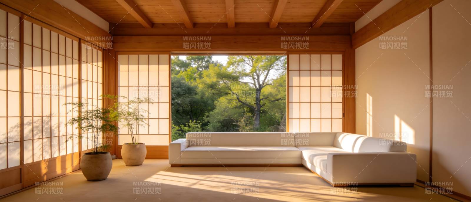 日式静谧客厅图片