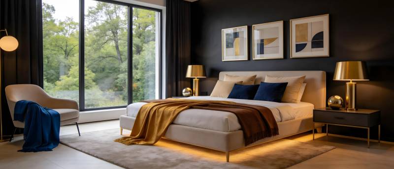 现代简约卧室设计图片