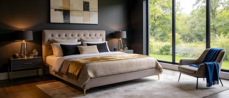 现代卧室静谧雅致图片