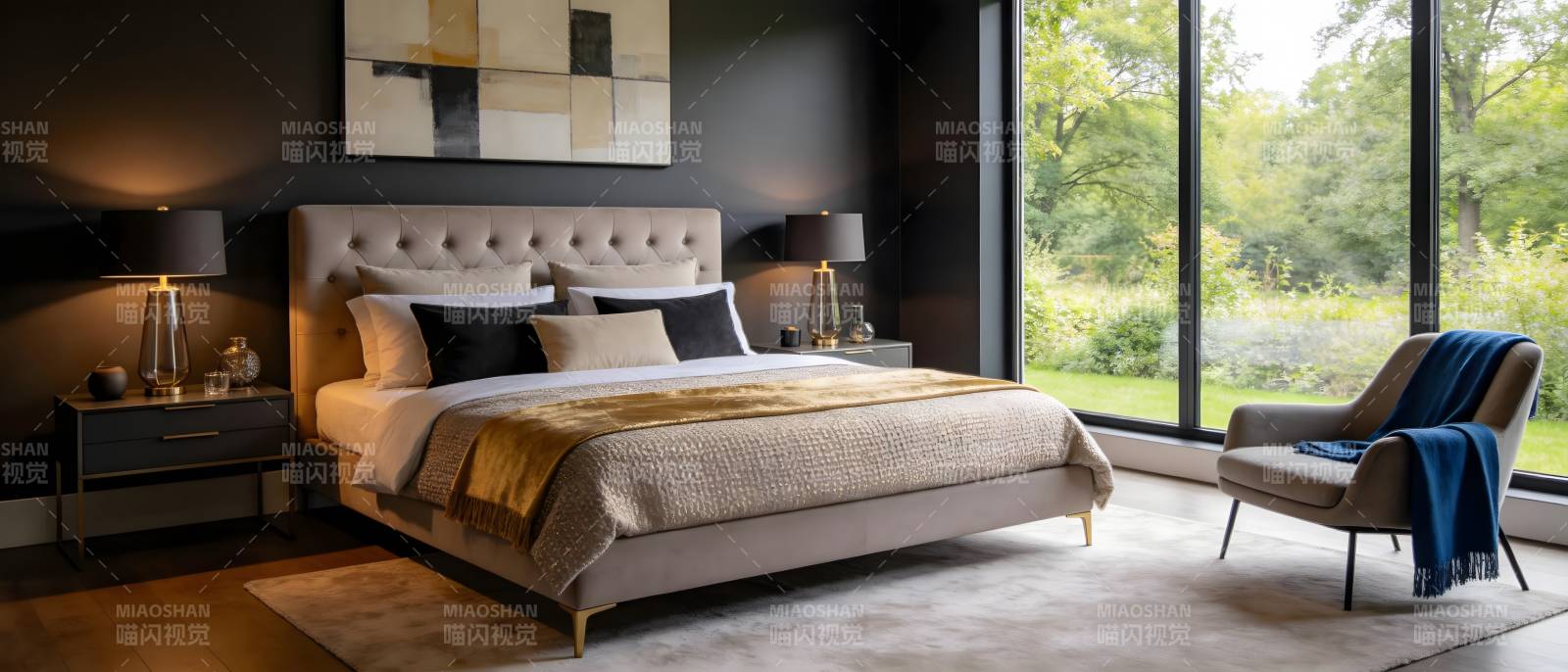 现代卧室静谧雅致图片