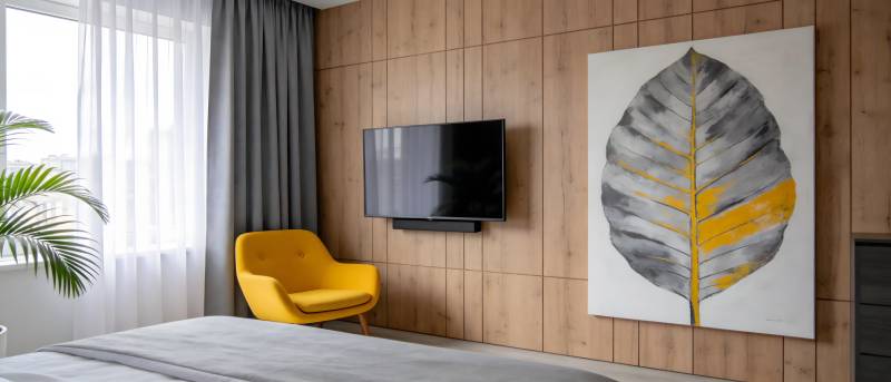 现代卧室艺术装饰图片