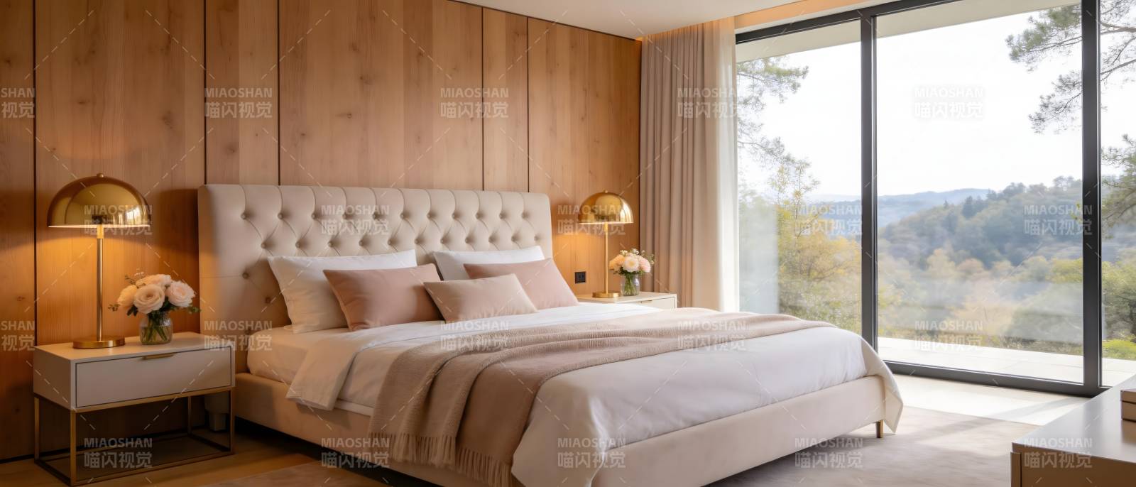 温馨卧室美景图片