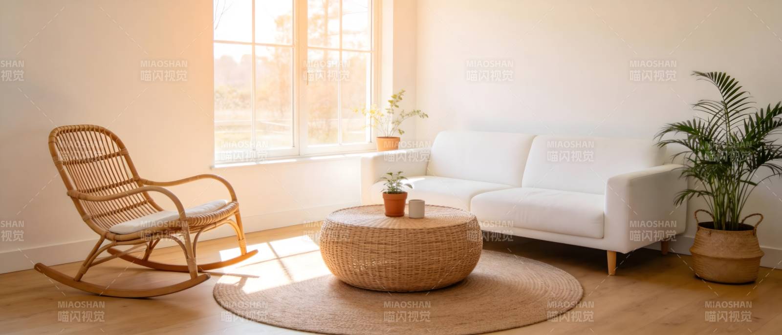 温馨客厅一角图片