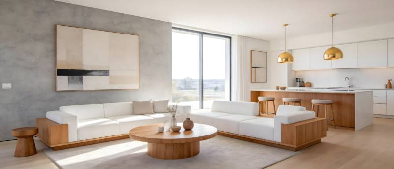 现代简约客厅设计图片