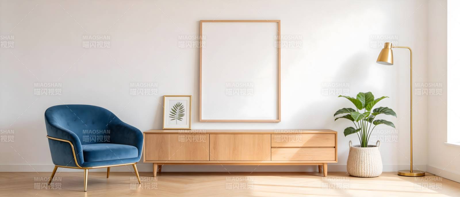 简约现代客厅一角图片