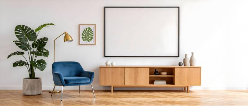 简约客厅布置图片