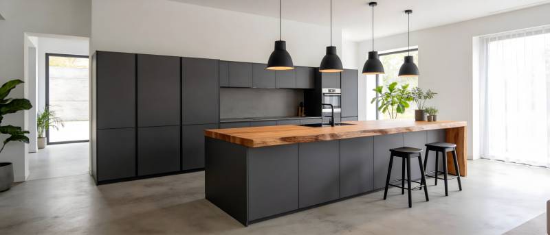 现代简约厨房设计图片