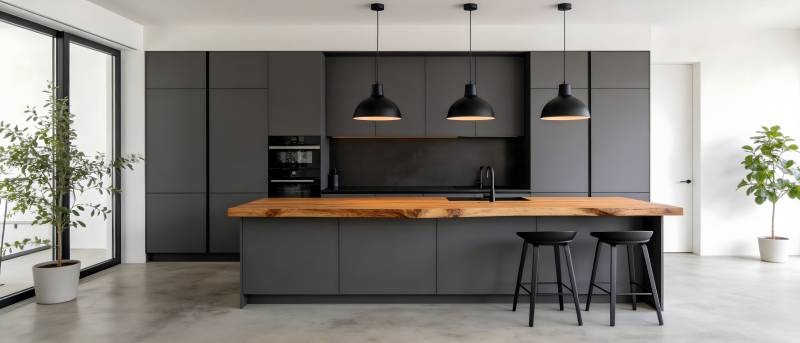 现代简约厨房设计图片