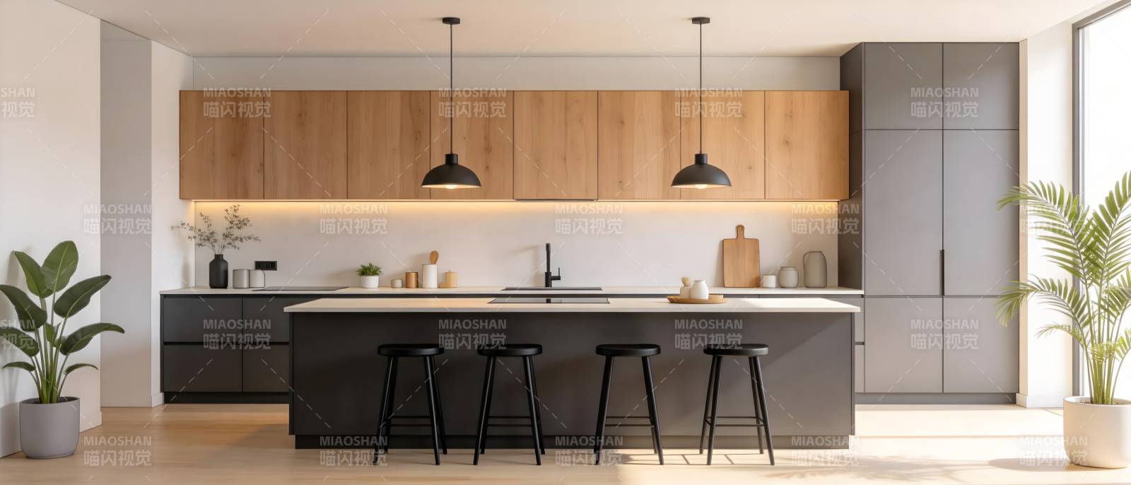 现代简约厨房设计图片