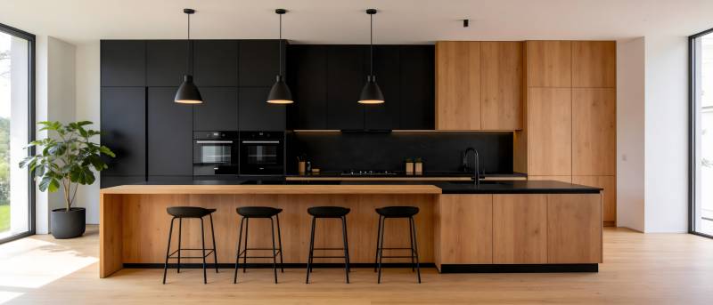 现代简约厨房设计图片