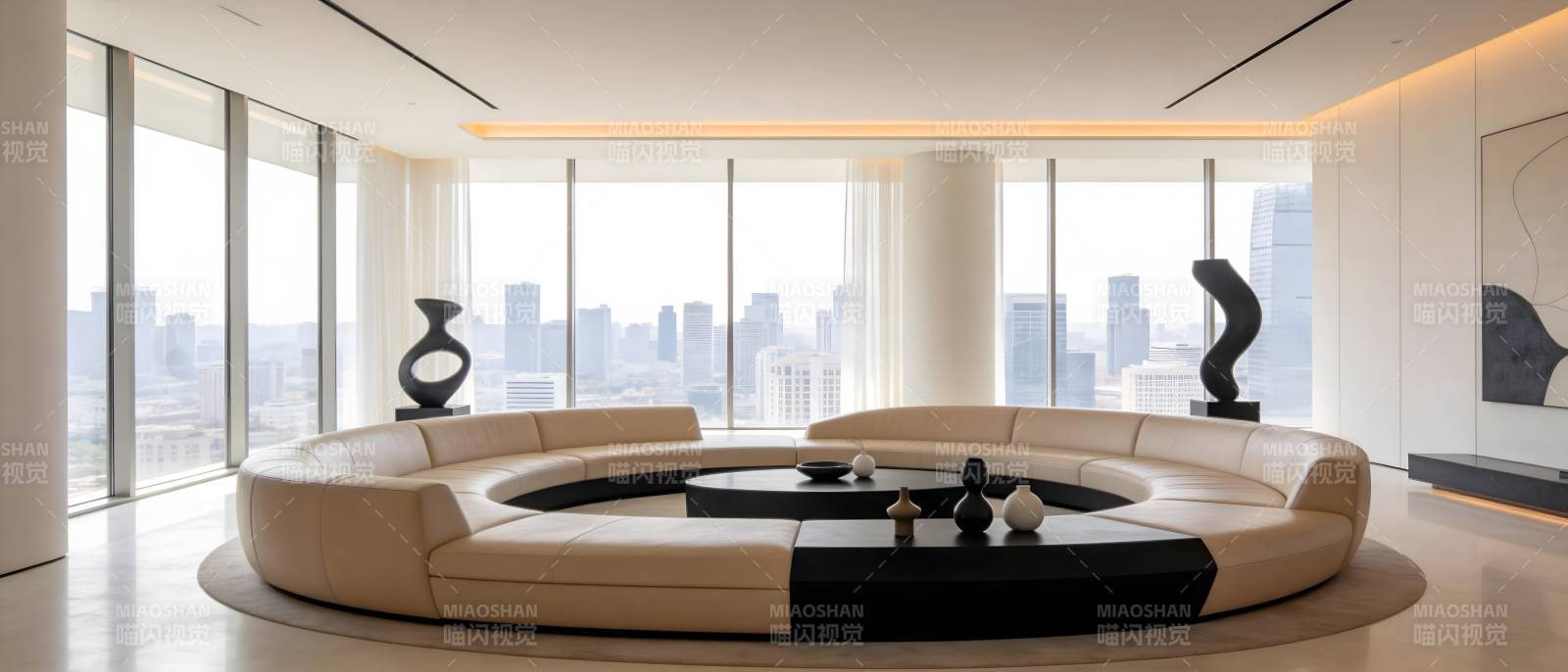 现代都市客厅设计图片