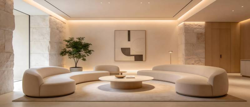 现代简约客厅设计图片