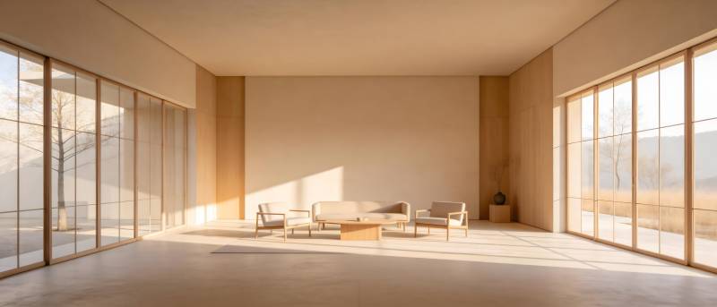 极简现代客厅设计图片