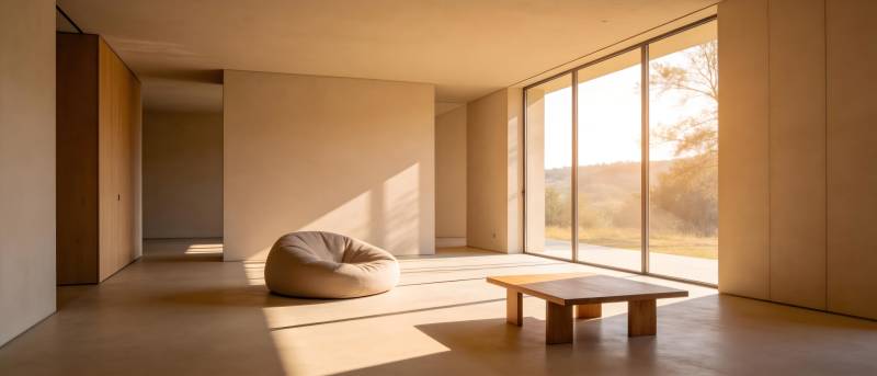 极简日式客厅图片
