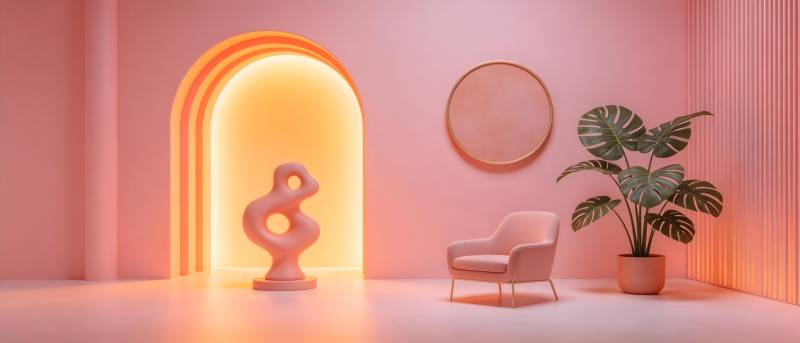 粉色梦幻空间图片