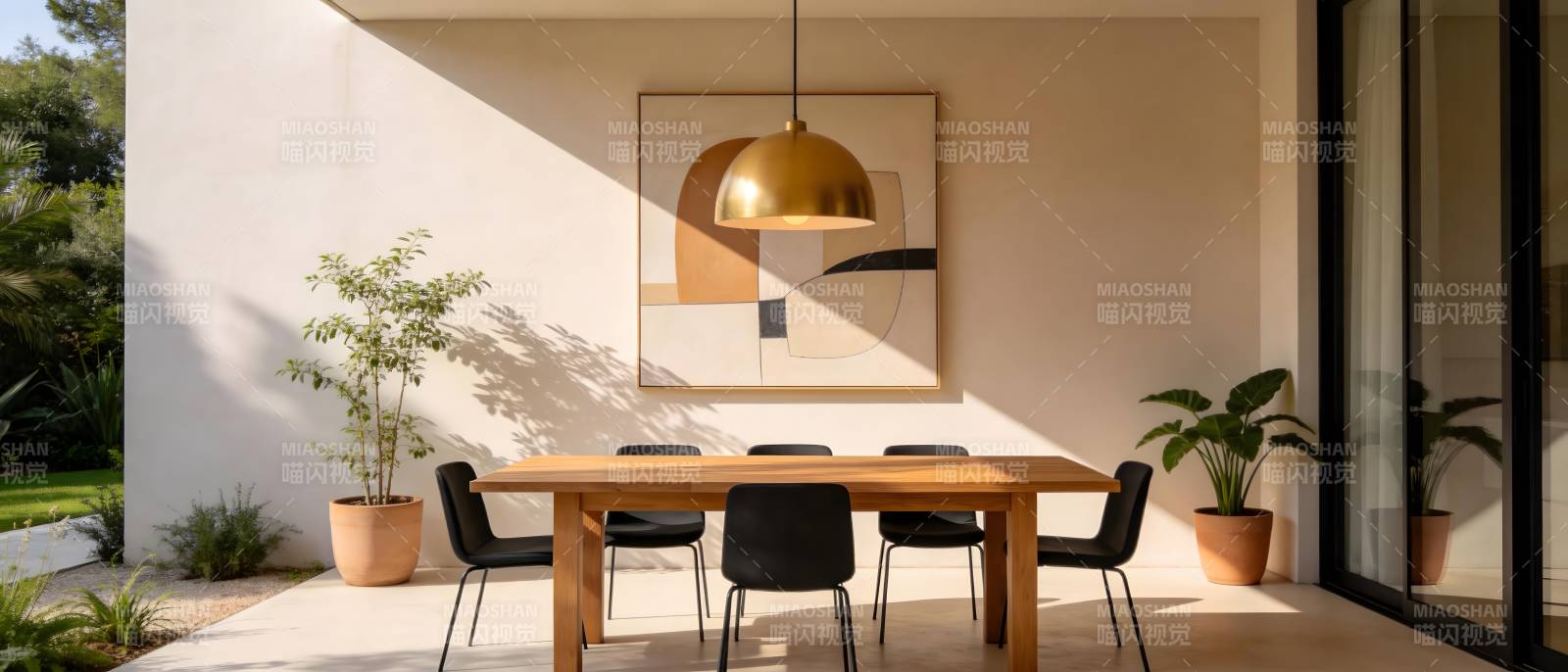 现代简约餐桌设计图片