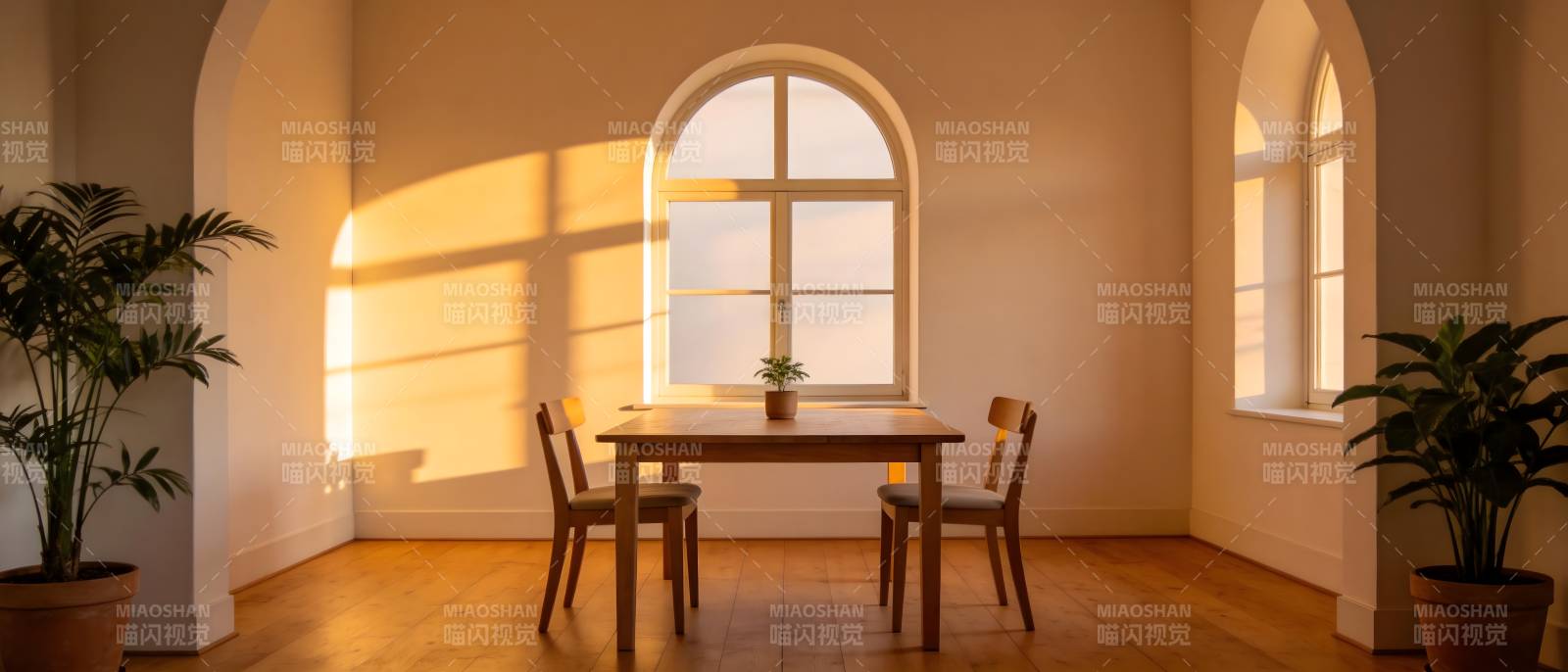 阳光洒落的静谧角落图片