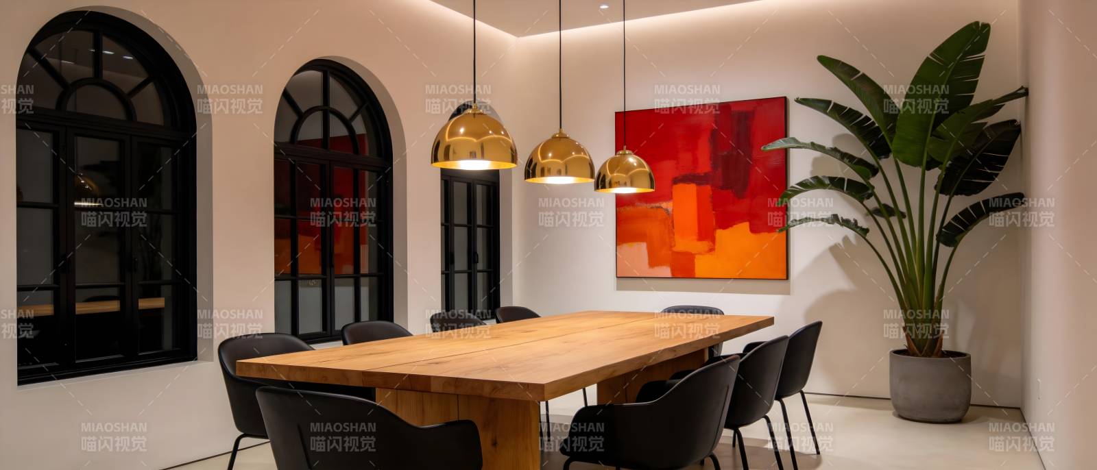 现代简约餐厅设计图片