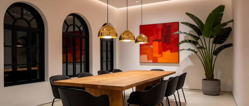 现代简约餐厅设计图片