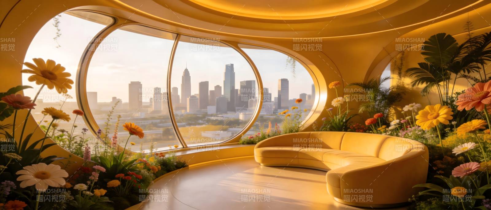 未来都市花房图片