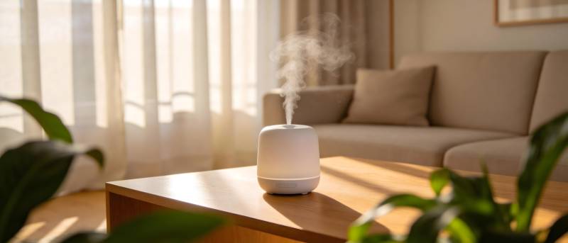 香薰机轻雾弥漫图片