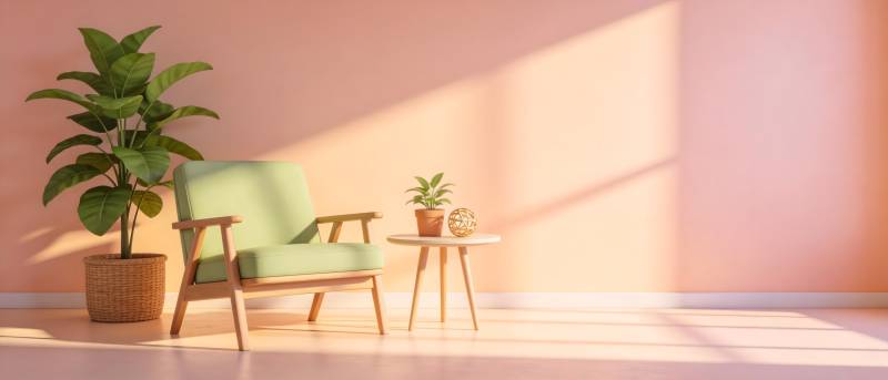 温馨角落 绿意盎然图片