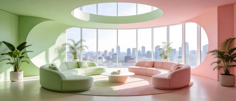 梦幻城市客厅图片