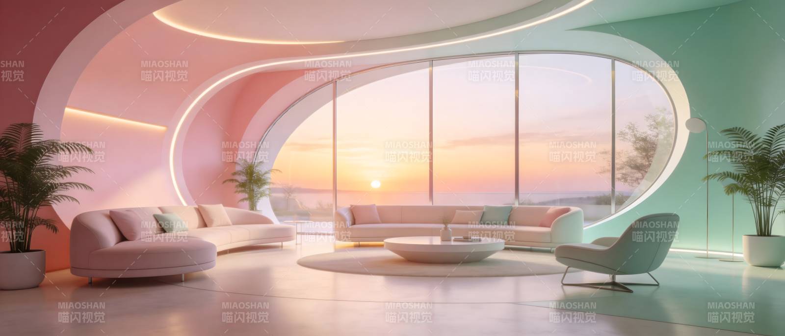 未来感客厅设计图片