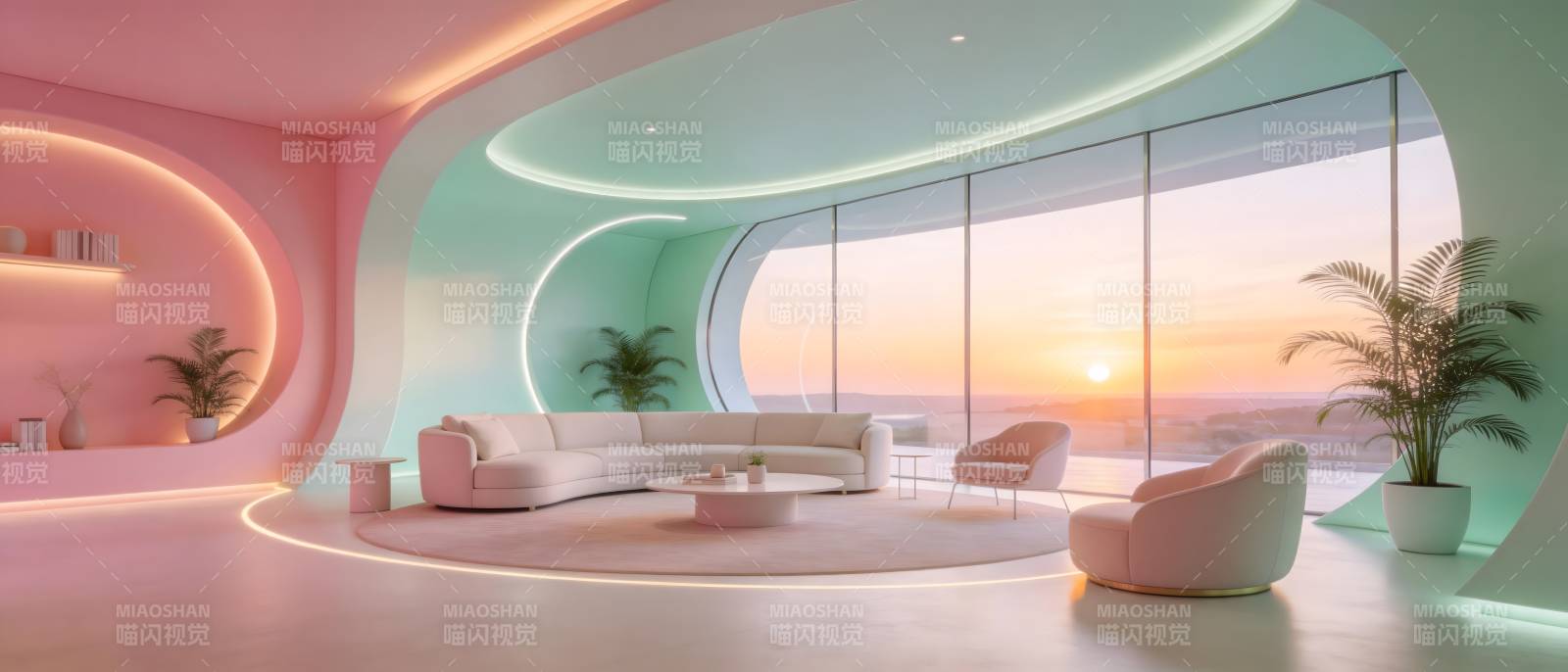 未来感客厅设计图片