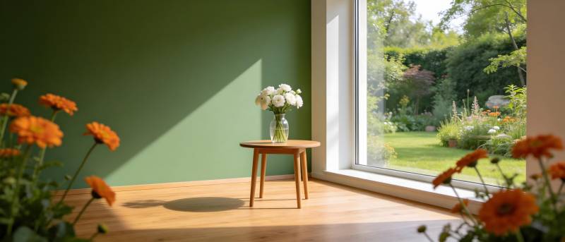 窗边花影 静谧时光图片