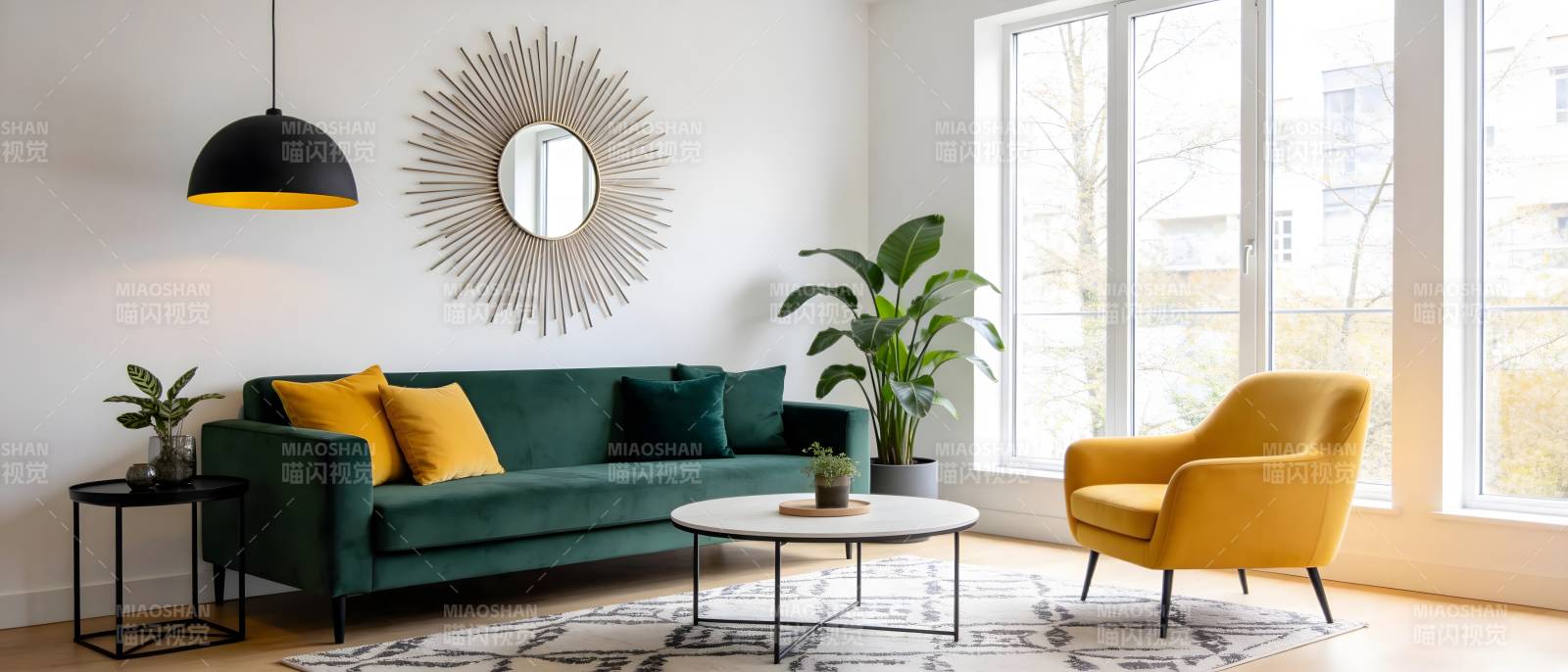 现代客厅布置图片