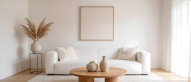 简约客厅布置图片