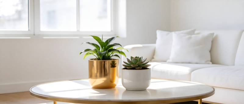 简约家居绿植点缀图片