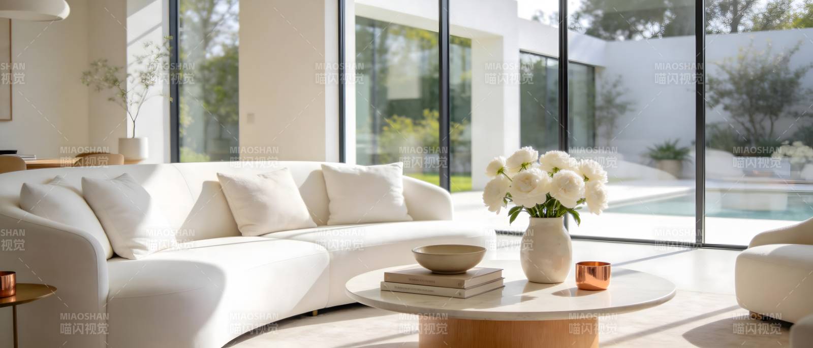 现代简约客厅美景图片