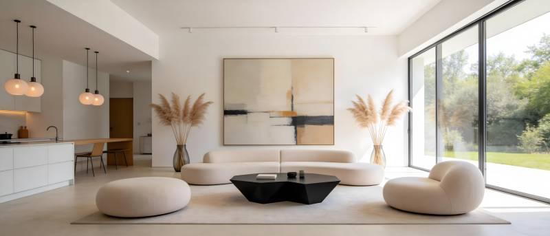 现代简约客厅设计图片