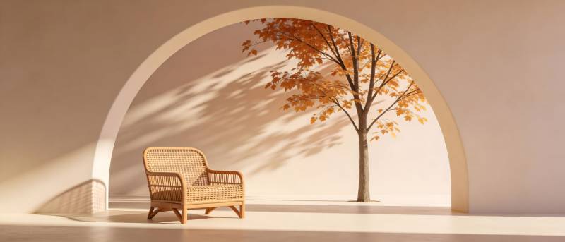 秋影静谧时光图片