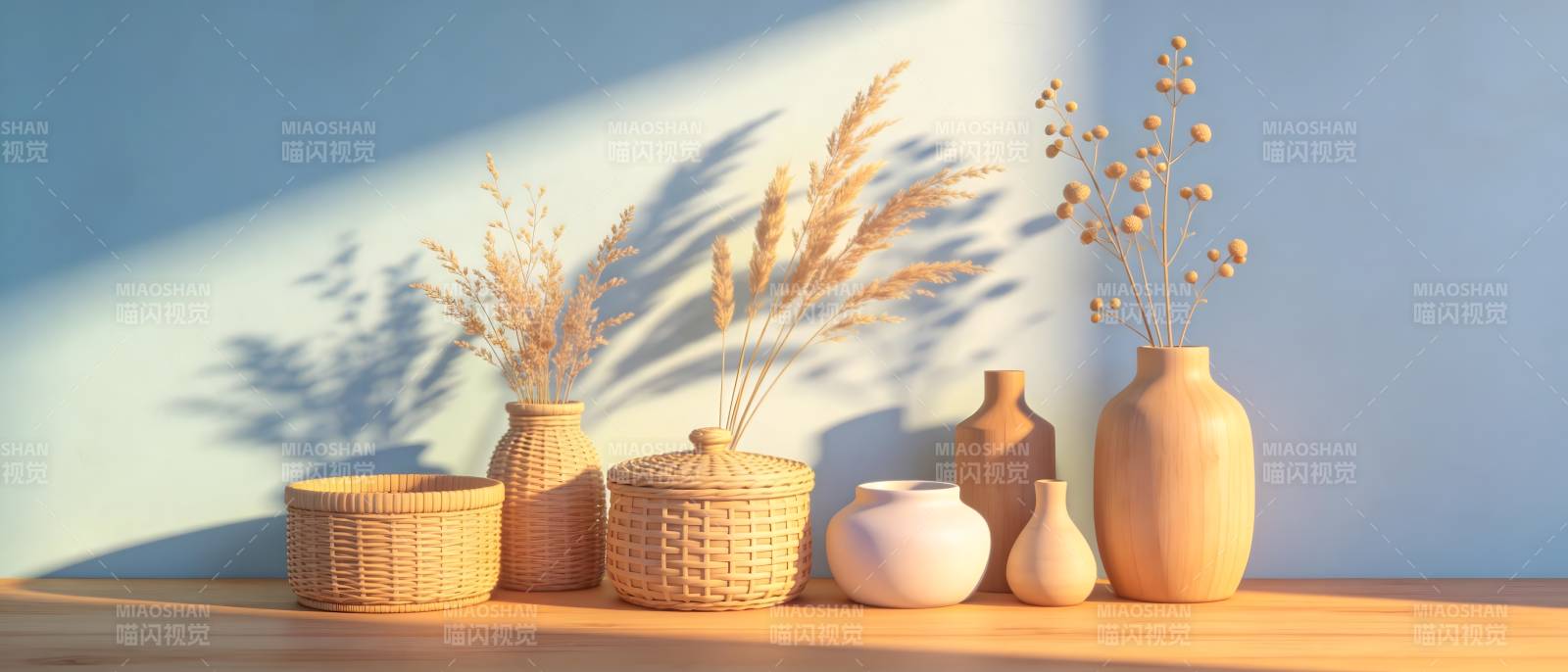 静谧花艺摆件图片