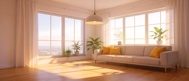 明亮客厅 阳光满屋图片